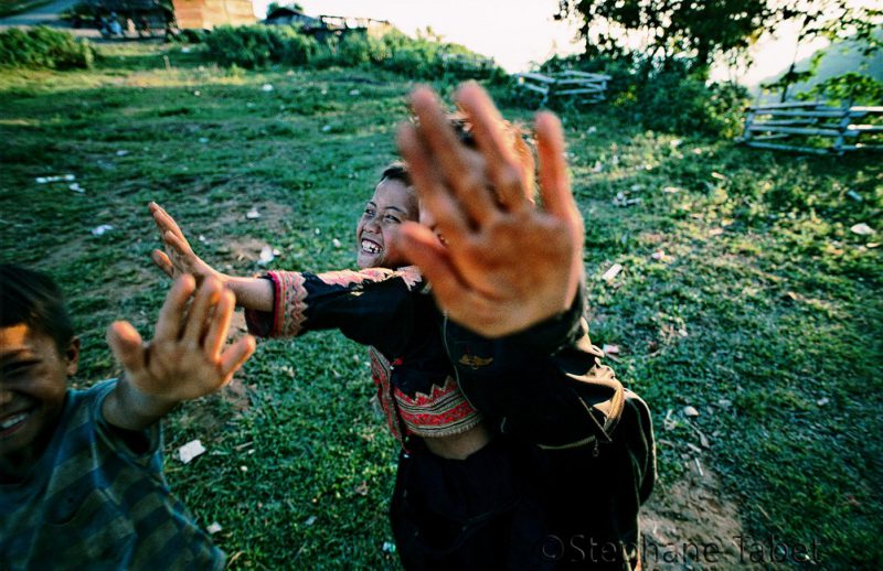 Children playing north-Thailand