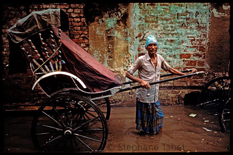 best travel photographers, Rickshaw man in Kolkata