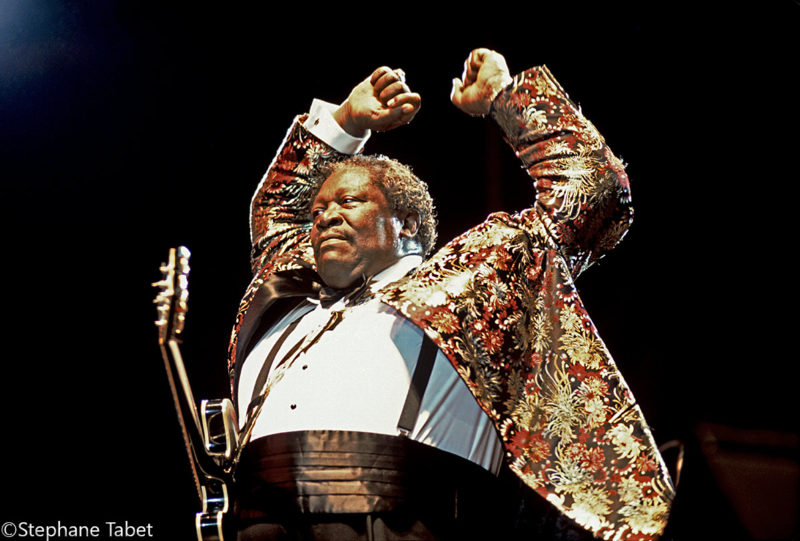 BB King on stage