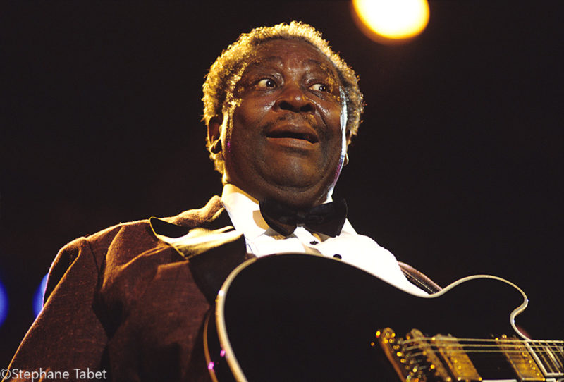 BB King on stage