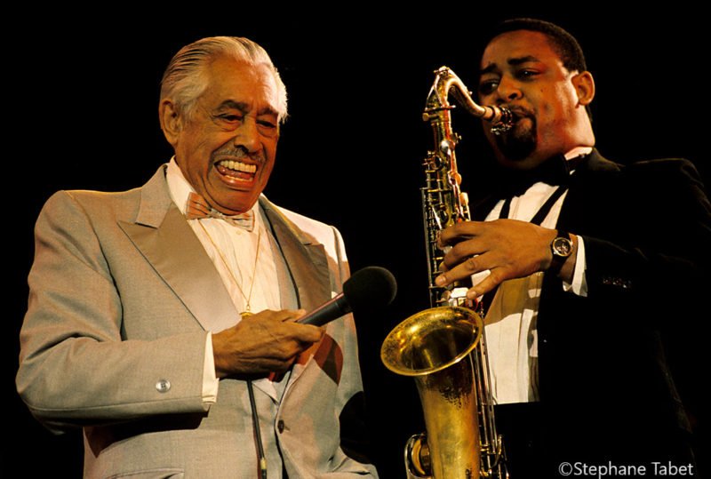 Cab Calloway performs on stage