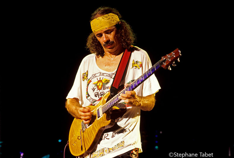 Carlos Santana on stage