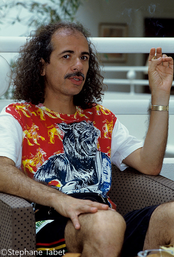 Carlos Santana portrait