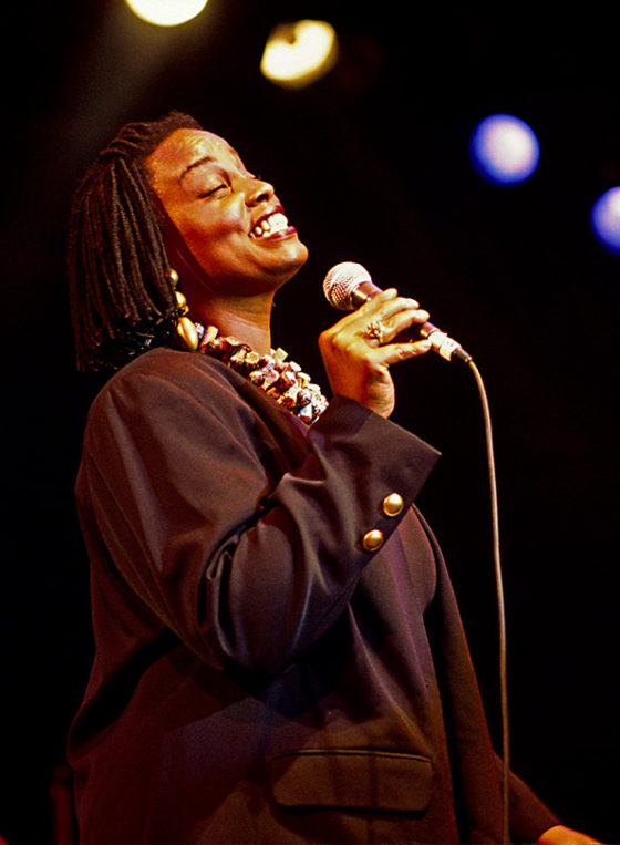 Dianne Reeves on stage