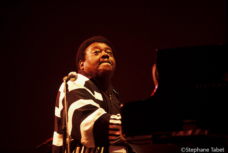 Fats Domino on stage