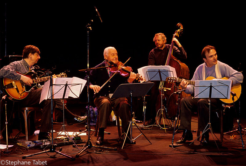 Stephane Grappelli with Philip Catherine; NHOP; Marc Fosset