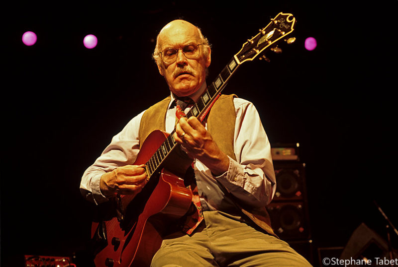 Jim Hall playing guitar