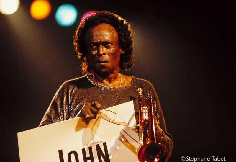 Miles Davis look into the eyes