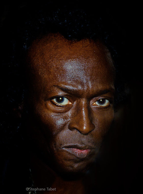 Miles Davis look into the eyes