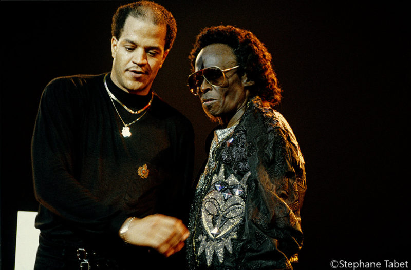 Miles Davis with Ricky Wellman