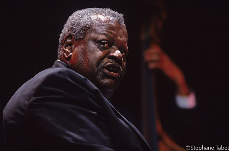 Oscar Peterson on stage