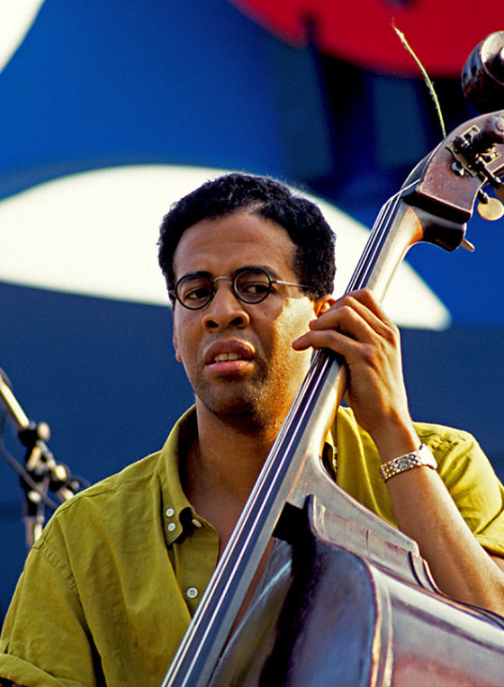 Stanley Clarke playing double bass