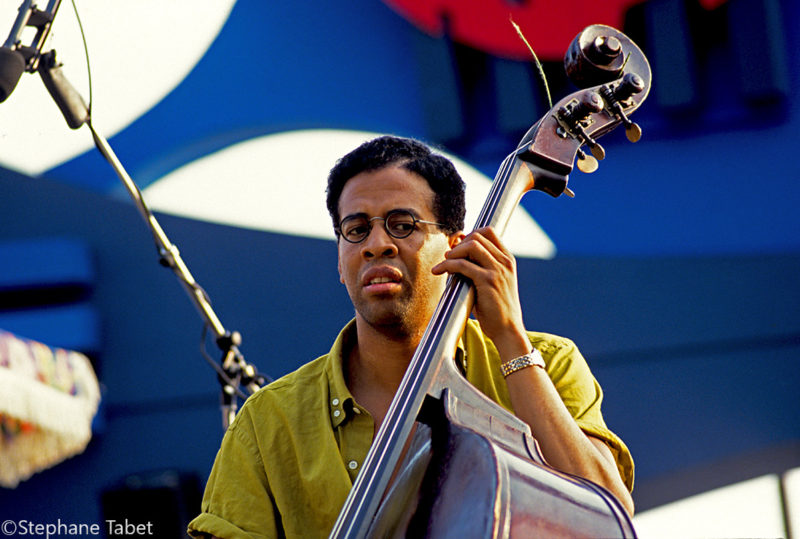 Stanley Clarke playing double bass