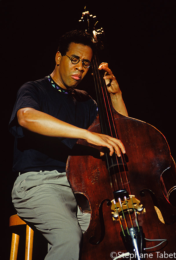 Stanley Clarke playing double bass