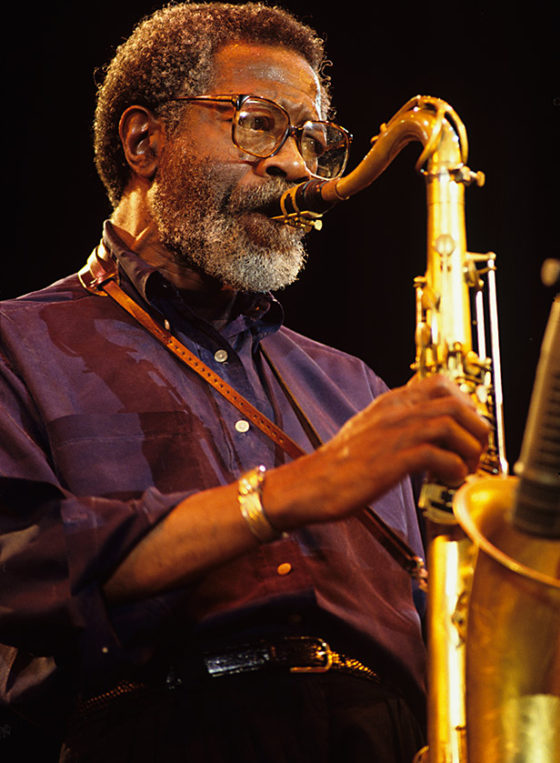 Joe Henderson on stage