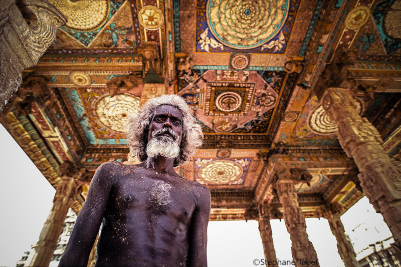 Sadhu in temple Madurai India